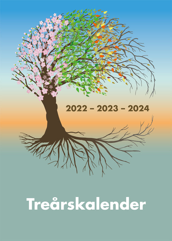 Treårskalender 2022 m. spiral