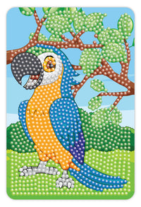 Diamond Art Papegøje 10 x 15 cm