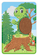 Diamond Art Skildpadde 10 x 15 cm