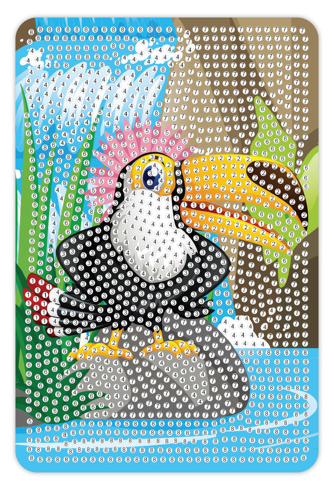 Diamond Art Tukan 10 x 15 cm