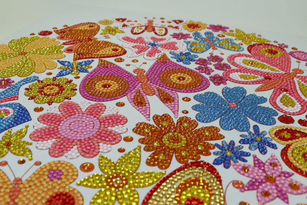 Diamond Art Mix Sommerfugle 40x40 cm