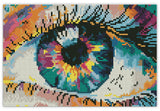 Diamond Art Øje malet 20 x 30 cm