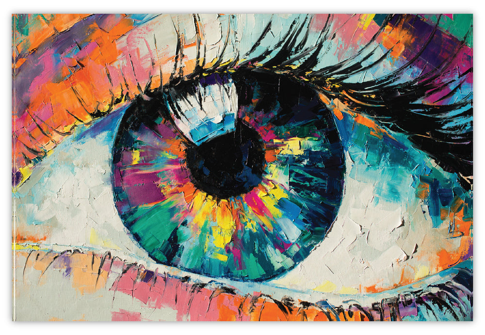Diamond Art Øje malet 20 x 30 cm