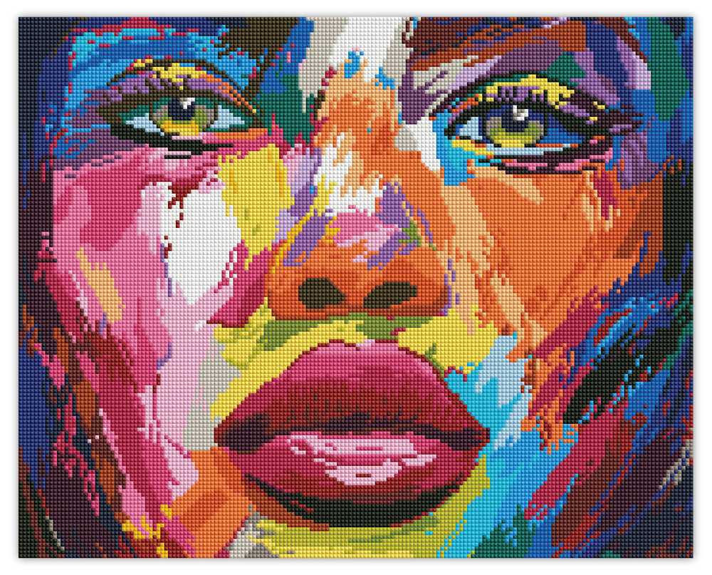 Diamond Art Ansigt 40 x 50 cm
