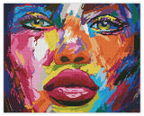 Diamond Art Ansigt 40 x 50 cm