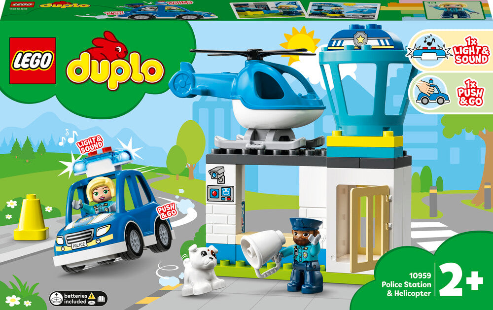 10959 LEGO DUPLO Politistation og Helikopter