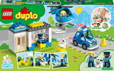10959 LEGO DUPLO Politistation og Helikopter
