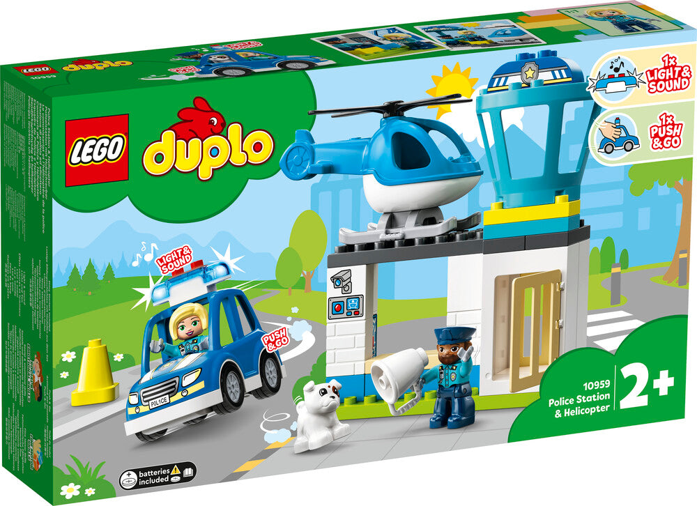 10959 LEGO DUPLO Politistation og Helikopter