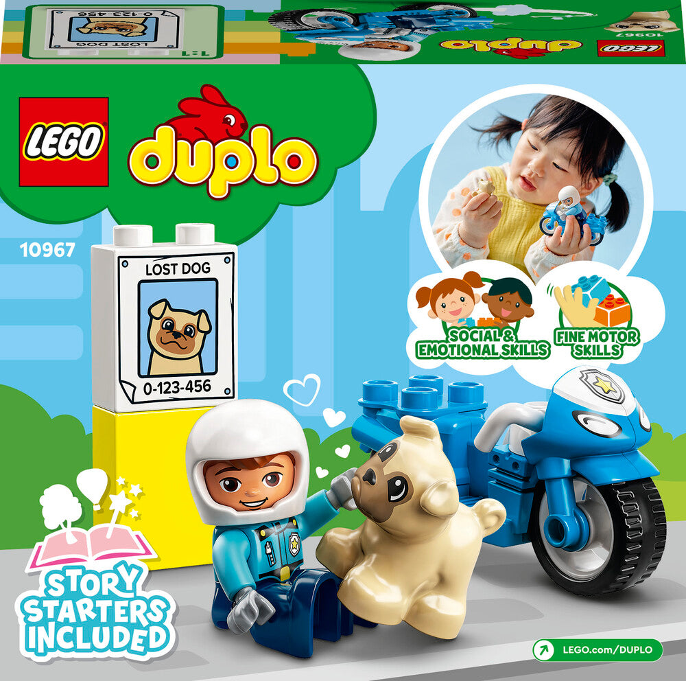 10967 LEGO DUPLO Town Politimotorcykel