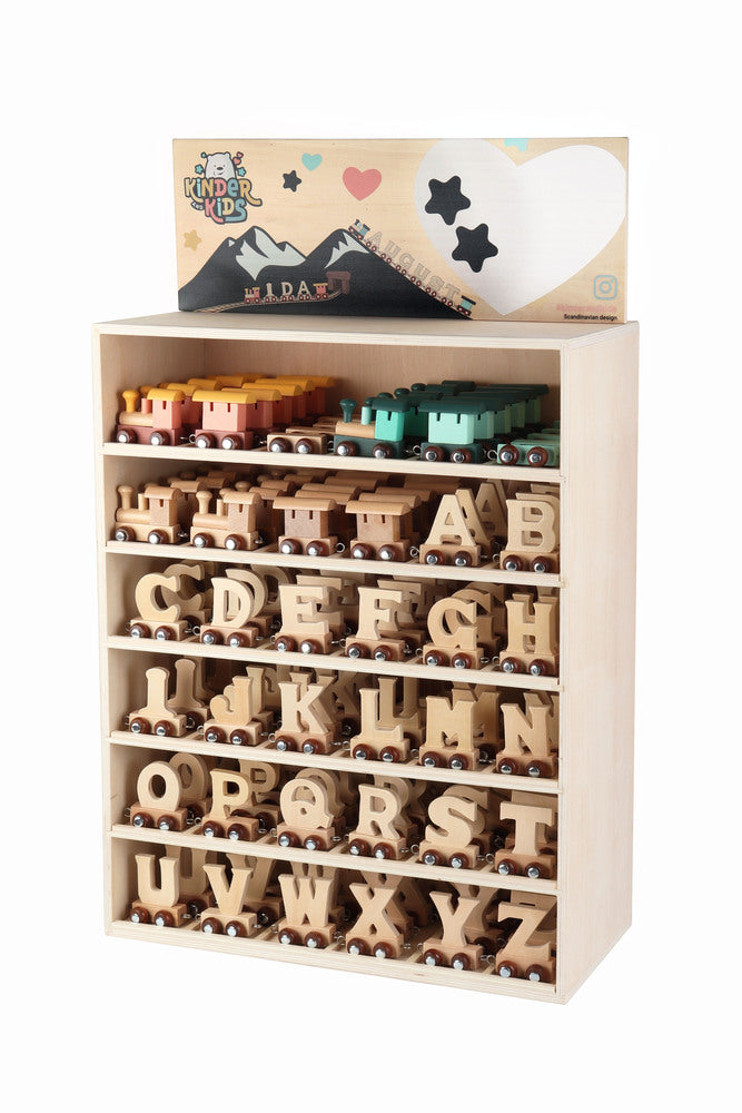 Tom display til navnetog