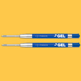 Refill blå Parker Gel Economy Quink 0,7Mm
