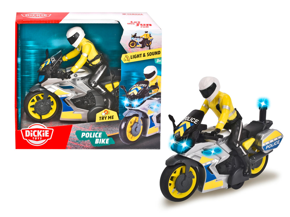 Politimotorcykel 17 cm