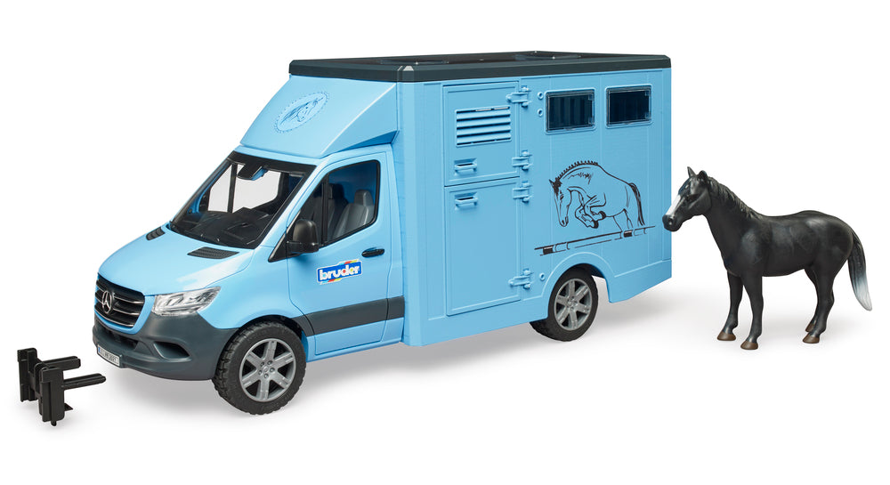 Bruder MB Sprinter hestetransporter