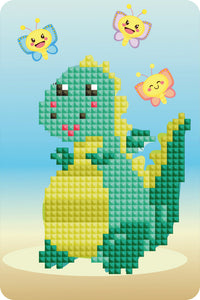 Diamond Art drage baby 10 x 15 cm