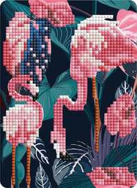Diamond Art FLAMINGOER 13 x 18 cm
