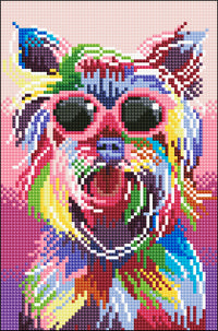 Diamond Art Hund  20 x 30 cm
