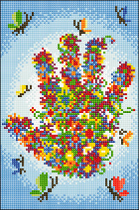 Diamond Art Hånd 20 x 30 cm