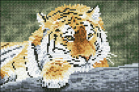 Diamond Art Tiger 20 x 30 cm