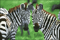 Diamond Art Zebra 20 x 30 cm