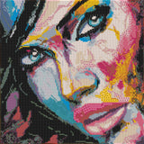 Diamond Art MIX Ansigt  40 x 40 cm