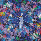 Diamond Art MIX Påfugl 40 x 40 cm