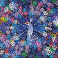 Diamond Art MIX Påfugl 40 x 40 cm