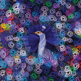 Diamond Art MIX Påfugl 40 x 40 cm