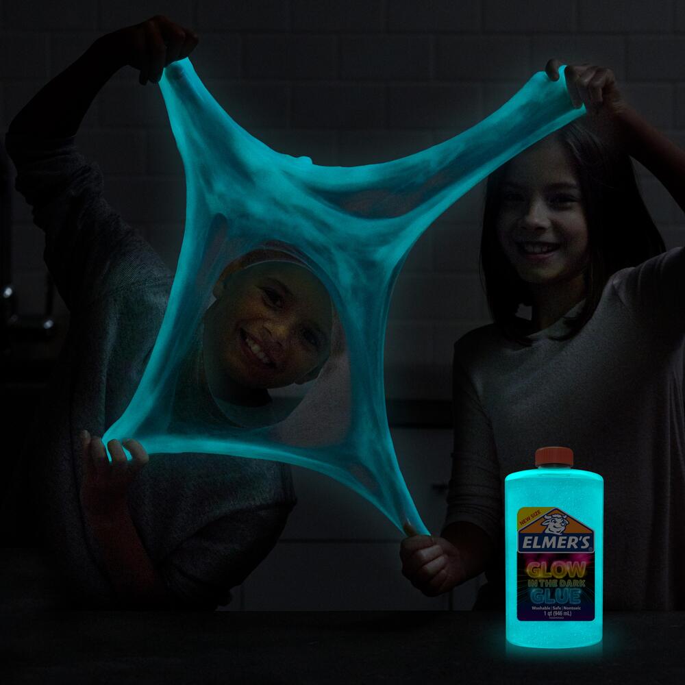 Elmer's Glow-in-the-dark Lim blå 147 ml
