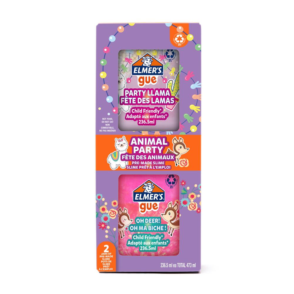 Elmer's Gue Færdig-slim Party Animals, 2x236 ml