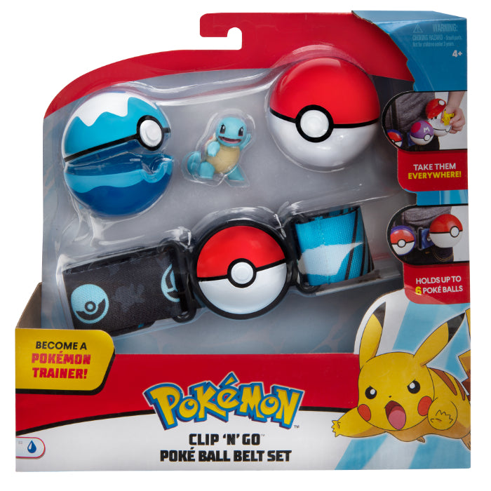 Pokémon clip n go belt set Squirtle