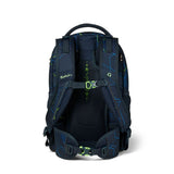 satch skoletaske blue tech