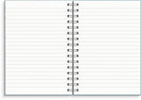 Notesbog A5 Circles linjeret 150 sider