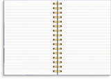Notesbog A5 Marble linjeret 150 Sider