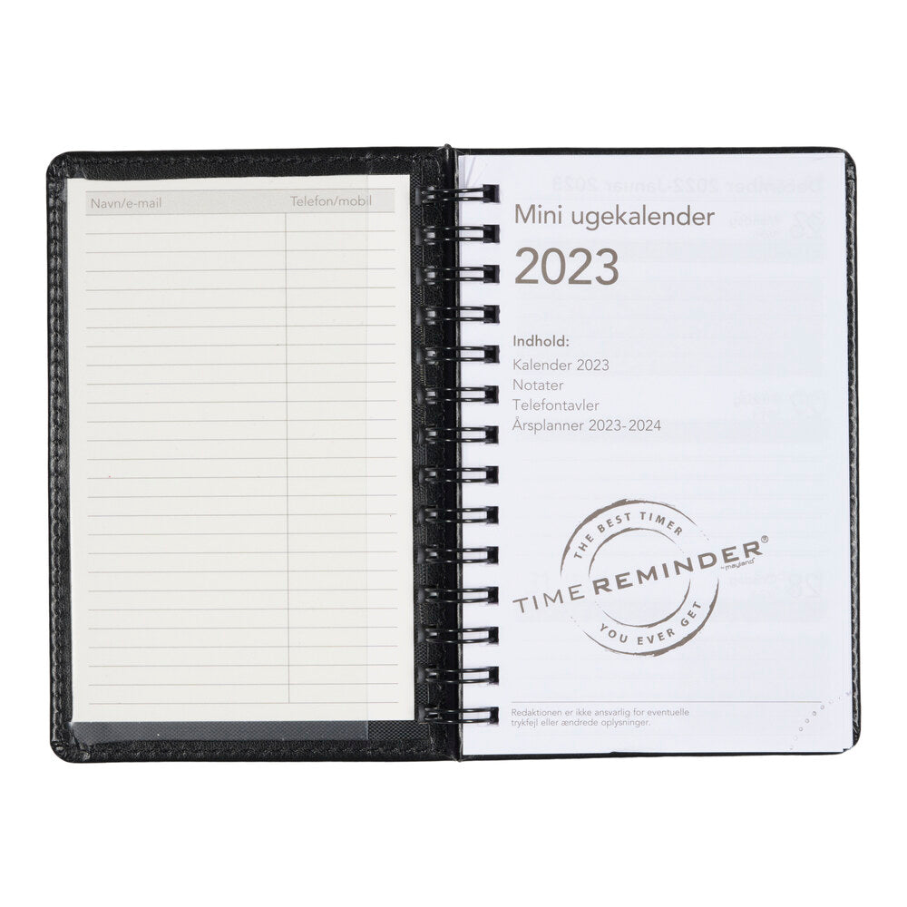 Spiralkalender 2023 uge mini pu