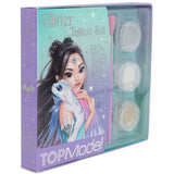 Topmodel tattoo sæt glitter dragon love