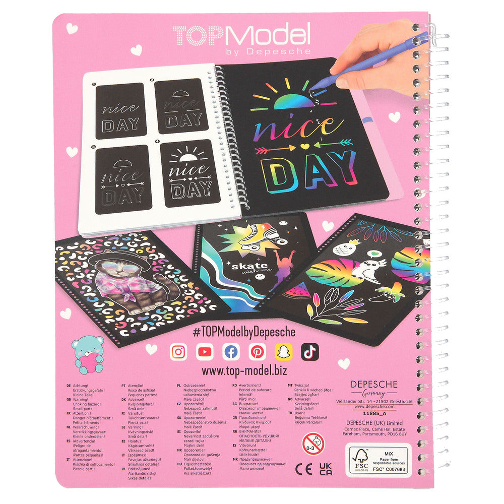 Topmodel magic scratch bog