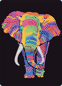 Diamond Art elefant 13 x 18 cm