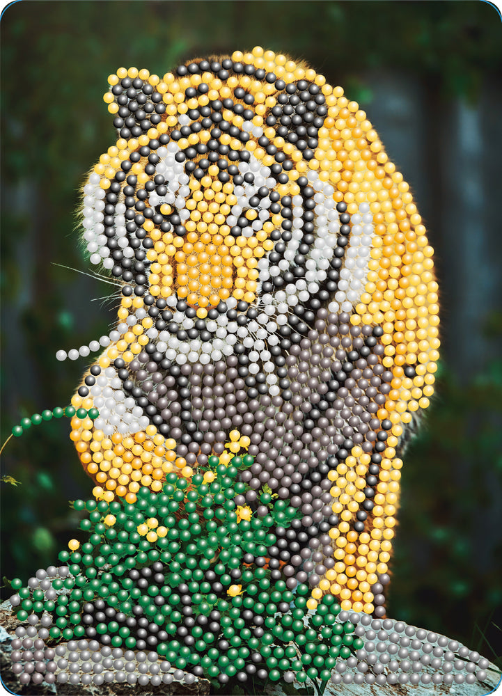 Diamond Art tiger 13 x 18 cm