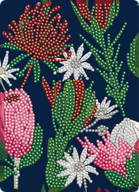 Diamond Art blomster 13 x 18 cm
