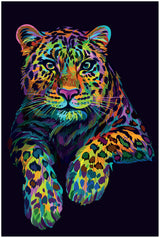 Diamond Art leopard 20 x 30 cm