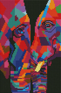 Diamond Art elefanter 20 x 30 cm