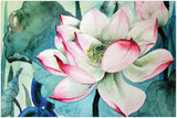 Diamond Art blomst lotus 20 x 30 cm