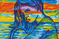 Diamond Art kvinde 20 x 30 cm