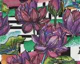 Diamond Art blomster 40 x 50 cm