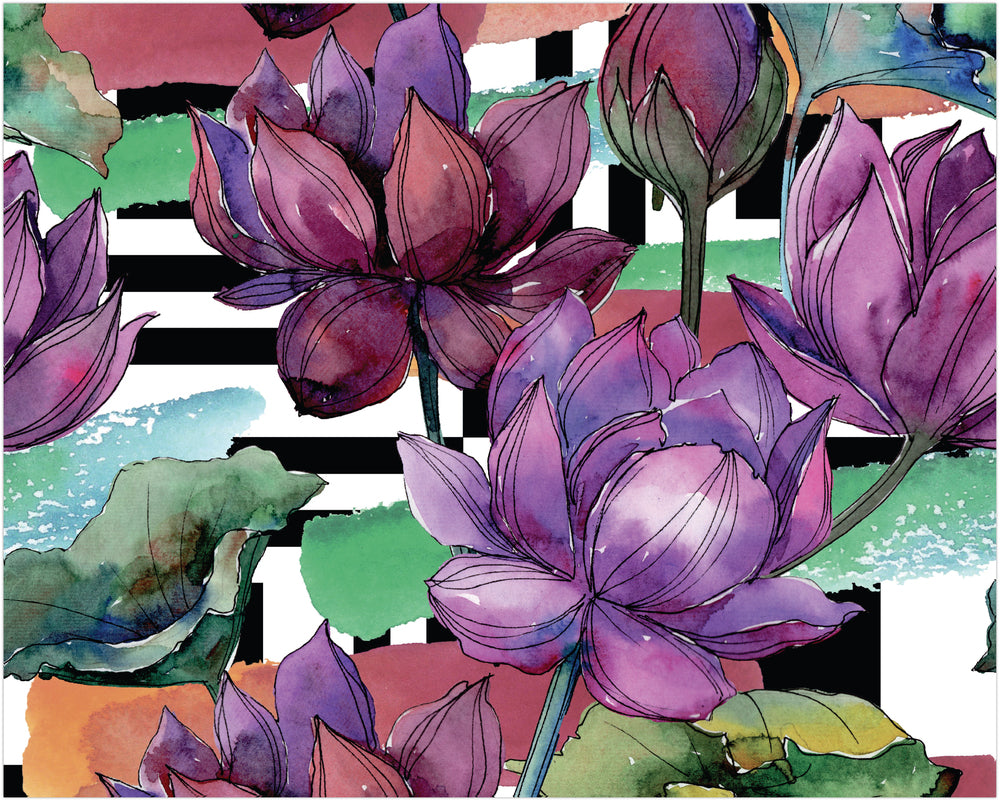 Diamond Art blomster 40 x 50 cm