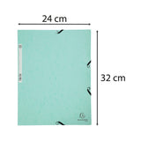 Elastikmappe Exacompta pastel grøn