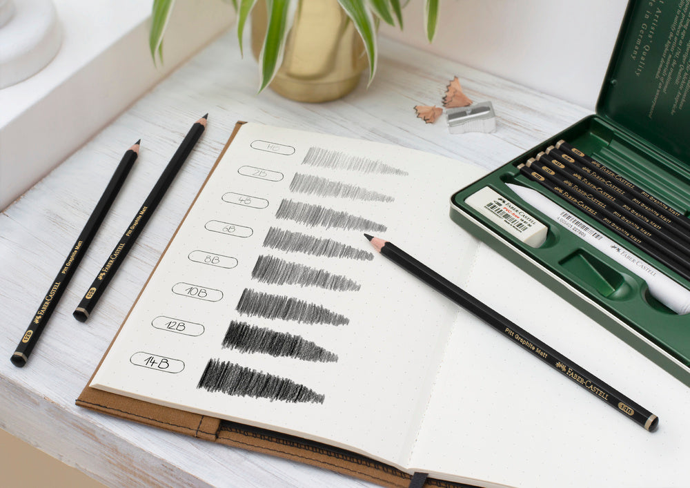 Pencil pitt graphite mat Faber-Castell 11 stk