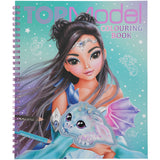 Topmodel malebog m/pailletter dragon love