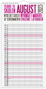 Familiekalender trendart 2023