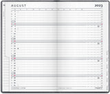 Index planner mini mørkgrå 2023